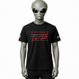 Black Crew Neck Jordan 6 Retro 'Infrared Salesman' Sneaker Tee | FOR SALE