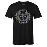 Black Crew Neck ELITE SNEAKER SOCIETY T-shirt To Match Air Jordan Retro 4 Cool Grey