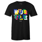 Black Crew Neck HUSTLE Sneaker T-shirt To Match Nike Air Max 90 Viotech 2.0