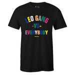 Black Crew Neck LEO GANG T-shirt To Match Nike Air Max 90 Viotech 2.0