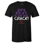 Black Crew Neck NEW CRACK T-shirt To Match Nike Air Barrage Mid Raptors