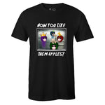 Black Crew Neck BAD APPLES T-shirt to Match Nike SB Dunk Low Black White