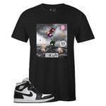 T-shirt to Match Air Jordan 1 Retro 85 Black-White - Bad Apples