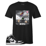 T-shirt to Match Air Jordan 1 Retro 85 Black-White - Bad Apples