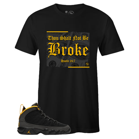 T-shirt to Match Air Jordan 9 Retro University Gold - Broke