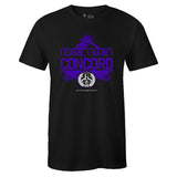 Black Crew Neck I CAME I SAW T-shirt to Match Air Jordan Retro 12 Dark Concord
