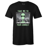 Black Crew Neck CONNECT T-shirt To Match Air Foamposite One All-Star