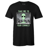Black Crew Neck CONNECT T-shirt To Match Air Foamposite One All-Star