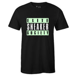 Black Crew Neck ELITE SNEAKER SOCIETY T-shirt To Match Air Foamposite One All-Star