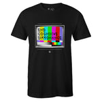 Black Crew Neck END COGNITIVE DISSONANCE Graphic Novelty T-shirt