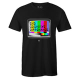 Black Crew Neck END COGNITIVE DISSONANCE Graphic Novelty T-shirt