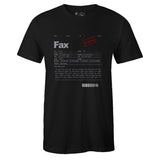 Black Crew Neck FAX MOTIVATION T-shirt To Match BRED 4