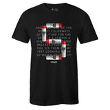 Black Crew Neck FIVE T-shirt to Match Air Jordan Retro 5 Fire Red