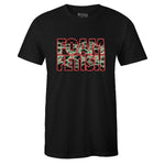 Black Crew Neck FOAM FETISH T-shirt To Match Air Foamposite Pro Laser Crimson