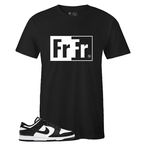 T-shirt to Match Nike SB Dunk Low Panda - FrFr Black Sneaker Tee