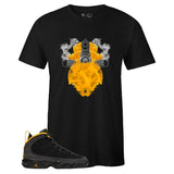 T-shirt to Match Air Jordan 9 Retro University Gold - Guns In Smoke