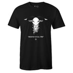Black Crew Neck GOAT T-shirt to Match Air Jordan Retro 11 Jubilee