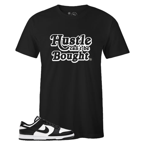 T-shirt to Match Nike SB Dunk Low Panda - Hustle Black Sneaker Tee