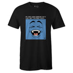 Black Crew Neck LOL T-shirt to Match Air Jordan Retro 1 University Blue