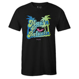 Black Crew Neck MAX'N and RELAXIN T-shirt To Match Air VaporMax Plus Aurora Green