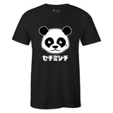 T-shirt to Match Nike SB Dunk Low Panda - Big Face Black Sneaker Tee