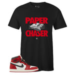T-shirt to Match Air Jordan 1 Retro Lost And Found - Paper Chaser Tee
