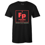 Black Crew Neck PERIODIC T-shirt To Match Air Foamposite Pro Laser Crimson