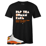 Black Crew Neck REPRESENT T-shirt to Match Air Jordan Retro 13 Starfish