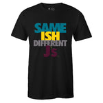Black Crew Neck SAME ISH DIFFERENT J's T-shirt To Match Air Jordan Retro 7 Bordeaux