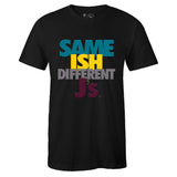 Black Crew Neck SAME ISH DIFFERENT J's T-shirt To Match Air Jordan Retro 7 Bordeaux
