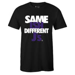 Black Crew SAME ISH DIFFERENT Js T-shirt To Match Air Jordan Retro 13 Lakers