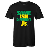 Black Crew Neck SAME ISH DIFFERENT J's T-shirt to Match Air Jordan Retro 5 Oregon Ducks