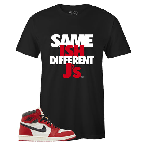 T-shirt to Match Air Jordan 1 Retro Lost And Found - Same Ish Different J's