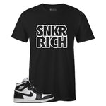 T-shirt to Match Air Jordan 1 Retro 85 Black-White - SNKR RICH