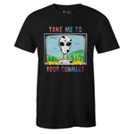 Black Crew Neck CONNECT T-shirt to Match Nike SB Dunk Low Chunky Dunky
