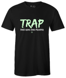 Black Crew Neck TRAP T-shirt To Match Air Foamposite One All-Star