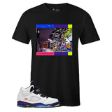 Black Crew Neck TAKE OVER T-shirt to Match Air Jordan Retro 5 Alternate Bel Air