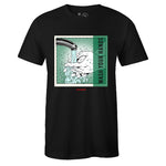 Black Crew Neck Wash Your Hands T-shirt to Match Air Jordan Retro 1 OG Pine Green