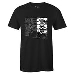 T-shirt to Match Air Jordan 1 Retro 85 Black-White - Wrong Black Sneaker Tee