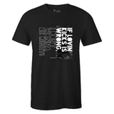 T-shirt to Match Air Jordan 1 Retro 85 Black-White - Wrong Black Sneaker Tee