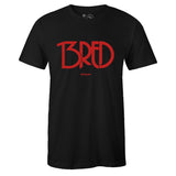 Men's Black Crew Neck 13RED T-shirt To Match Air Jordan Retro 13 BRED