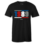 Black Crew Neck 1989 T-shirt To Match Air Jordan Retro 4 What The
