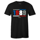 Black Crew Neck 1989 T-shirt To Match Air Jordan Retro 4 What The