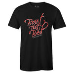 Black Crew Neck BOUT THAT BRED T-shirt to Match Bred 11