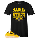 Black Crew Neck BEAT THE CASE T-shirt To Match Clearweather Interceptor Kill Bill