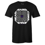 Black Crew Neck HARDCORE SNKRHEAD T-shirt to Match Air Jordan Retro 11 CONCORD