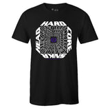 Black Crew Neck HARDCORE SNKRHEAD T-shirt to Match Air Jordan Retro 11 CONCORD