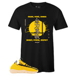 Black Crew Neck MONEY POWER RESPECT T-shirt To Match Clearweather Interceptor Kill Bill