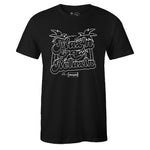 Black Crew Neck MAX'N AND RELAXIN T-shirt To Match Air Max 1 Sketch To Shelf Black