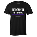 Black Crew Neck RETROSPECT T-shirt to Match Air Jordan Retro 11 CONCORD